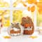 Glitzhome® 8"H Thanksgiving Wooden Pumpkin Table Decor Set